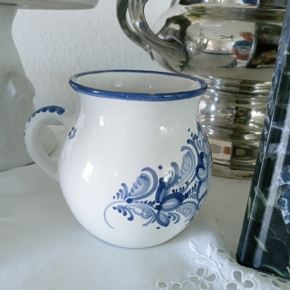 Hand Painted Slovak Small Pitcher Display - Picture 2 of 3